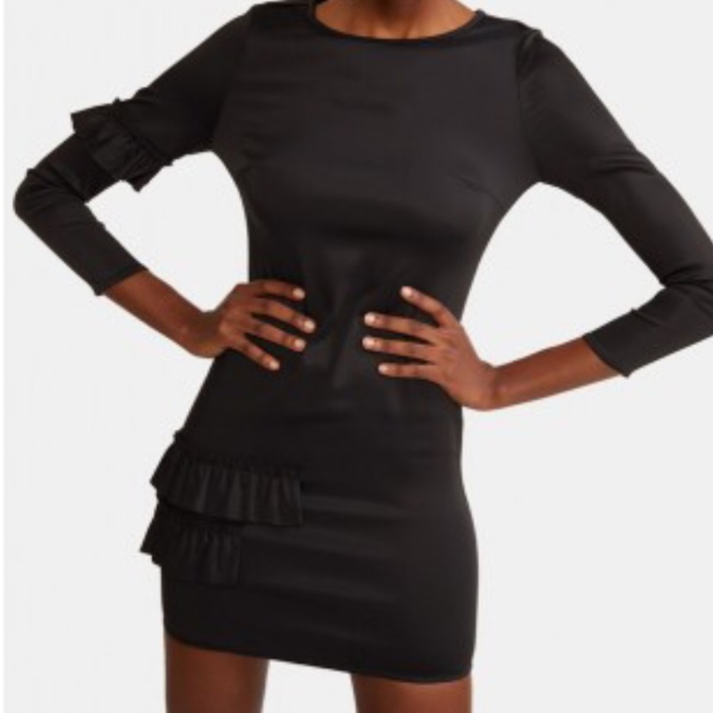 Cynthia Rowley New with Tags Black Satin Dress!